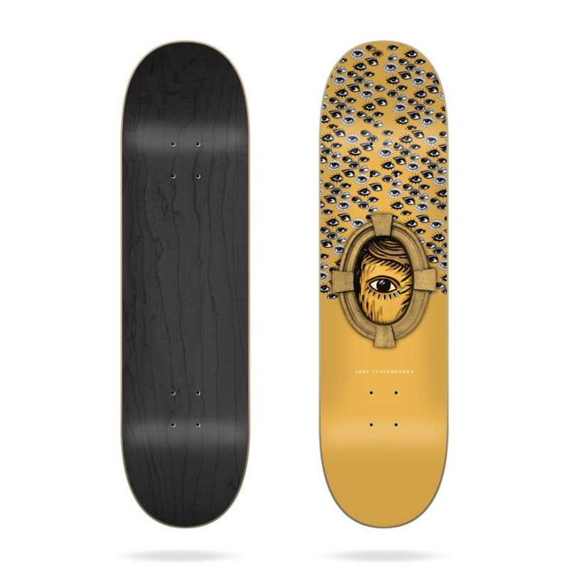 Jart 8,125" Windows Skateboard Deck / Yellow